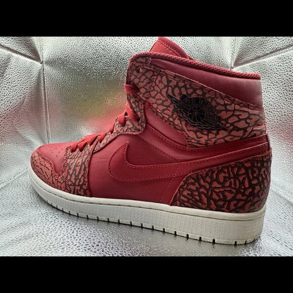 RARE 🚀 Size 11.5 - Nike Air Jordan 1 One Retro High Red Elephant 839115-600 - Picture 7 of 9